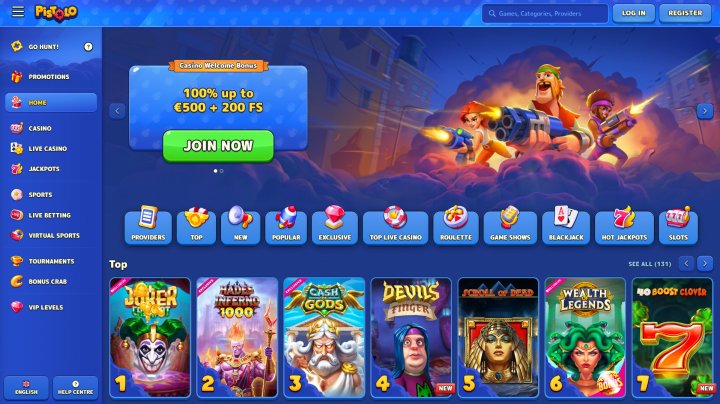 Recenzja Pistolo Casino - Najlepsze Warunki dla Polaków Online - overview